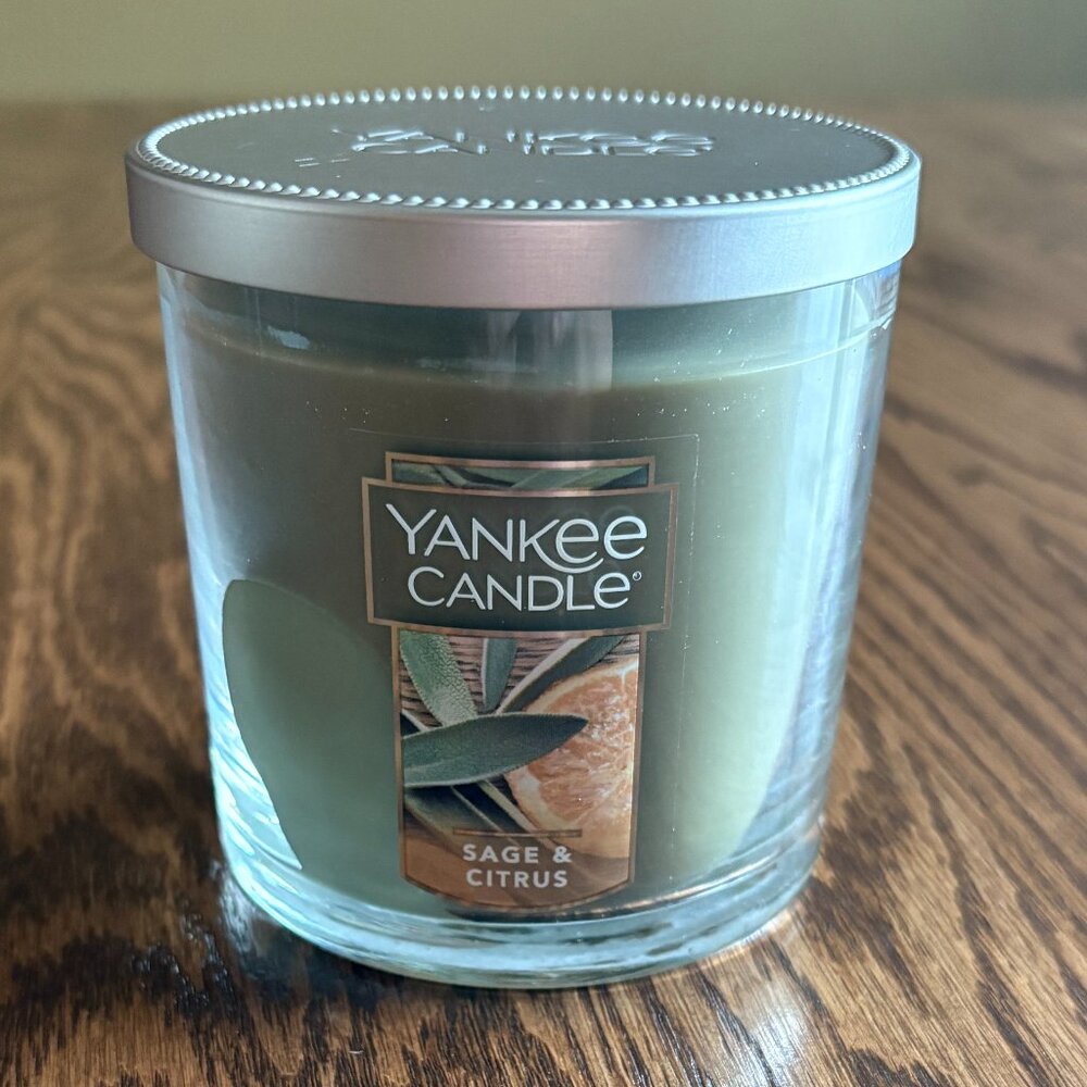 Sage & Citrus Yankee Candle Original Small Tumbler Candle, NWT